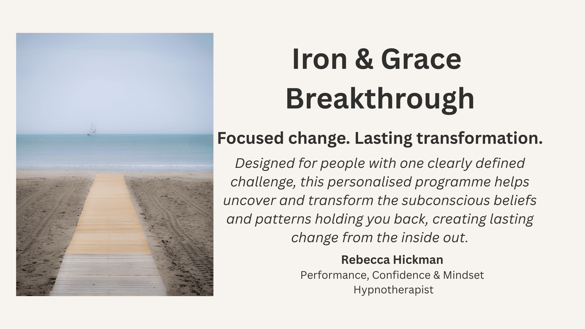 Iron & Grace Breakthrough